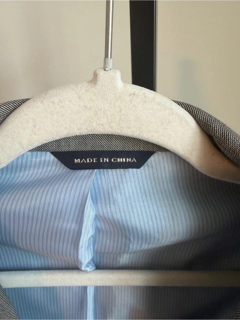 Banana Republic Light Gray Wool Sport Coat Blazer 44R Tailored Fit